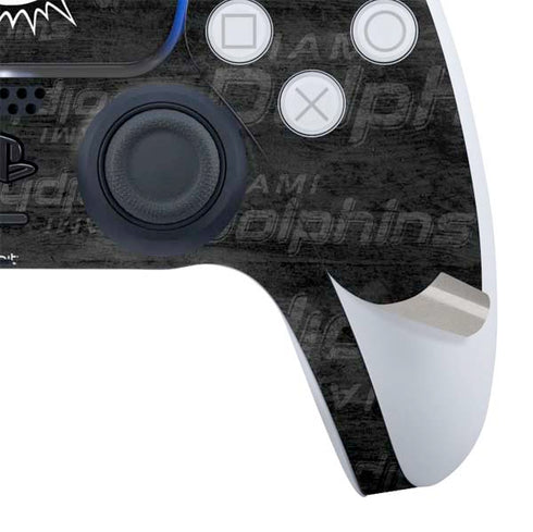 NFL Miami Dolphins Black & White PS5 Slim Digital Edition Bundle Skin
